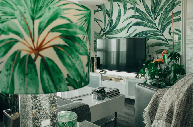 green wall